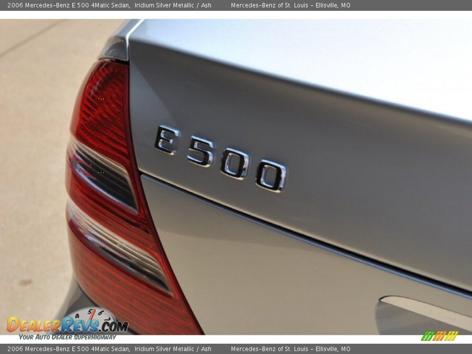2006 Mercedes-Benz E 500 4Matic Sedan Iridium Silver Metallic / Ash Photo #13
