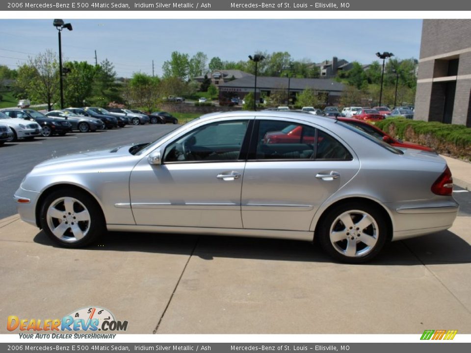 2006 Mercedes-Benz E 500 4Matic Sedan Iridium Silver Metallic / Ash Photo #14