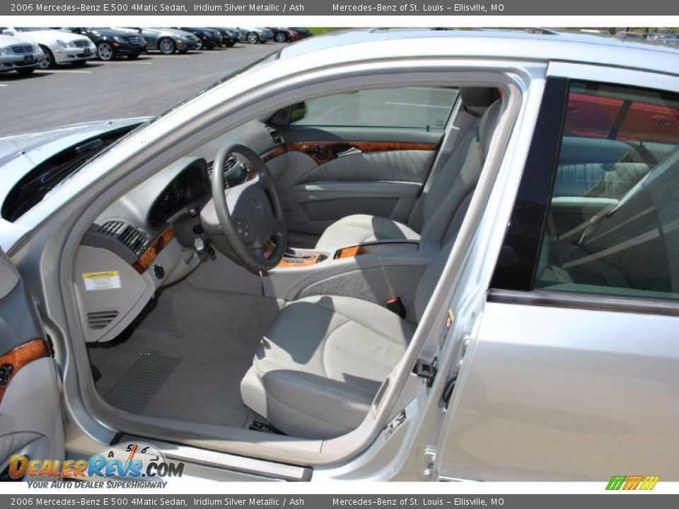 2006 Mercedes-Benz E 500 4Matic Sedan Iridium Silver Metallic / Ash Photo #17