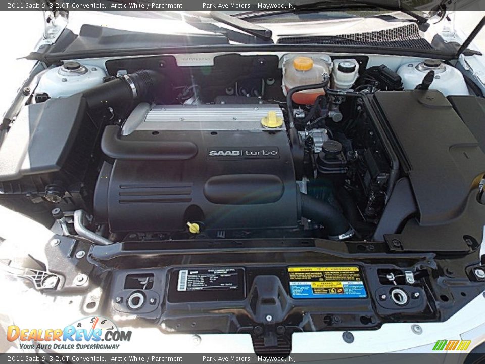 2011 Saab 9-3 2.0T Convertible 2.0 Liter Turbocharged DOHC 16-Valve 4 Cylinder Engine Photo #15