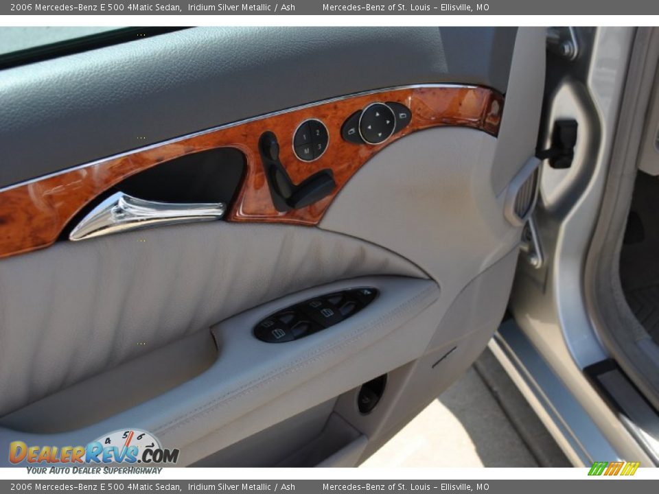2006 Mercedes-Benz E 500 4Matic Sedan Iridium Silver Metallic / Ash Photo #18