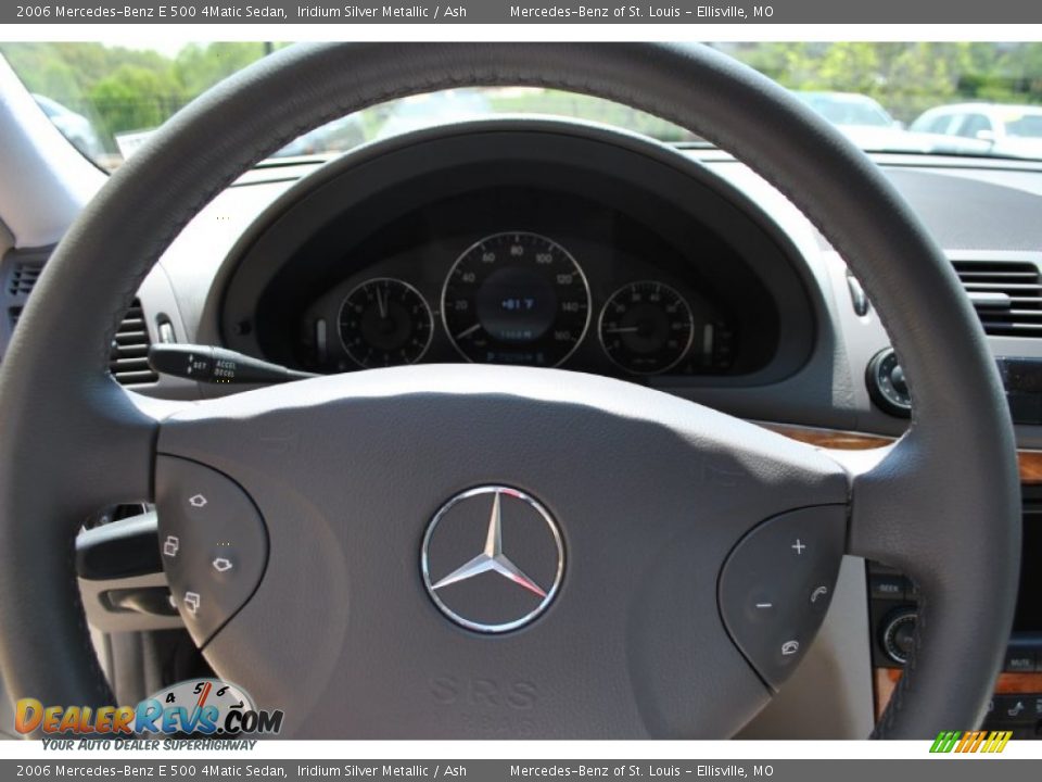 2006 Mercedes-Benz E 500 4Matic Sedan Iridium Silver Metallic / Ash Photo #19