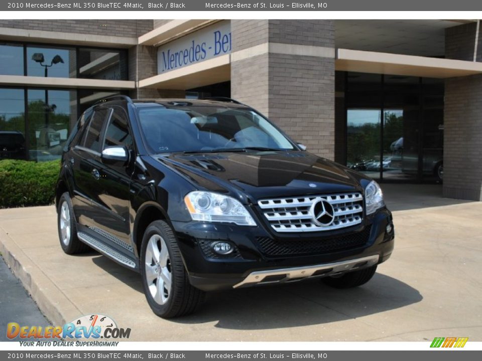 2010 Mercedes-Benz ML 350 BlueTEC 4Matic Black / Black Photo #1