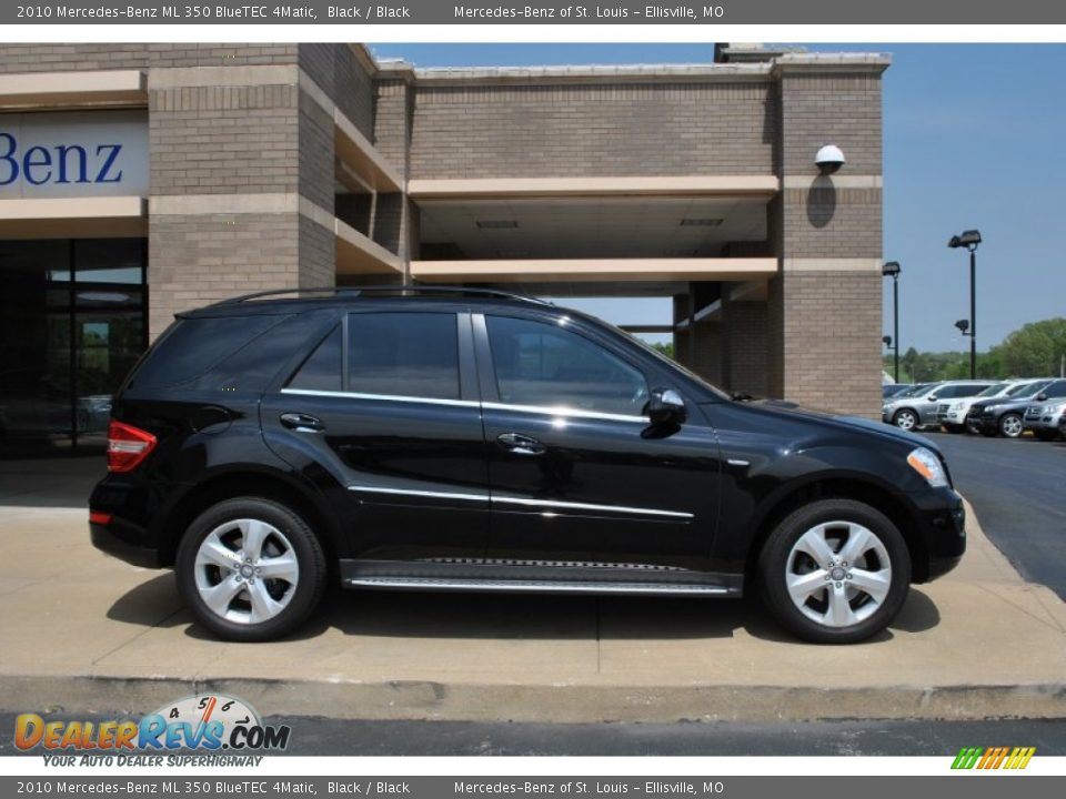 2010 Mercedes-Benz ML 350 BlueTEC 4Matic Black / Black Photo #2