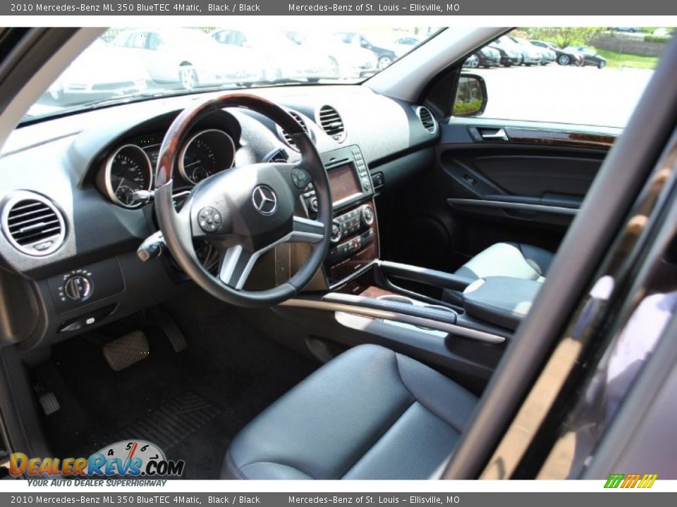 2010 Mercedes-Benz ML 350 BlueTEC 4Matic Black / Black Photo #3