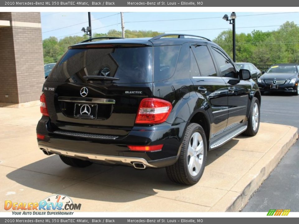2010 Mercedes-Benz ML 350 BlueTEC 4Matic Black / Black Photo #6