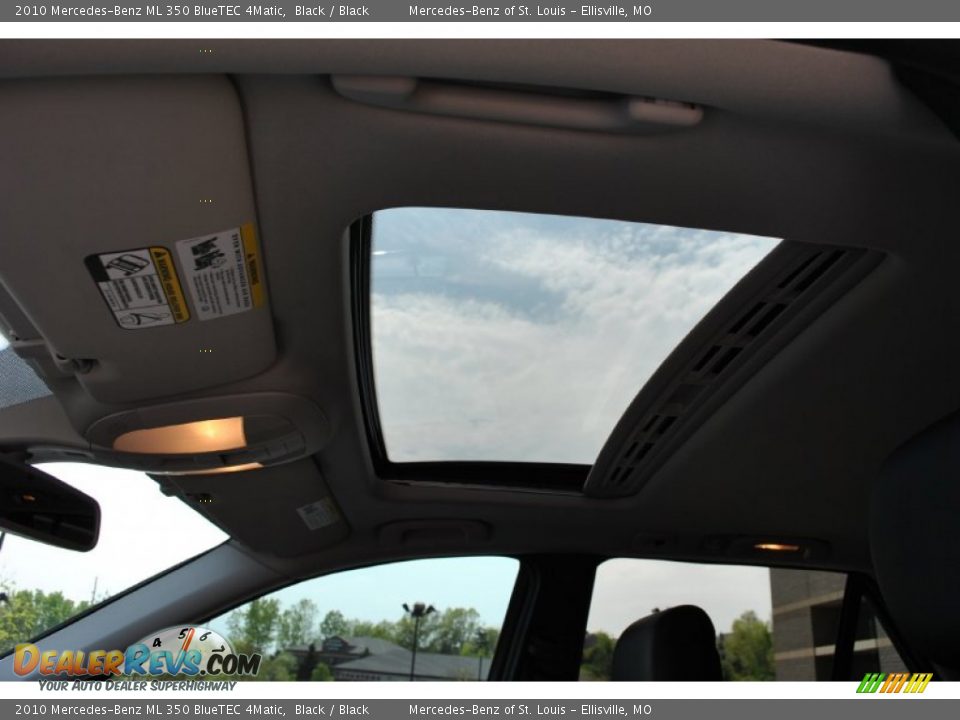 2010 Mercedes-Benz ML 350 BlueTEC 4Matic Black / Black Photo #7