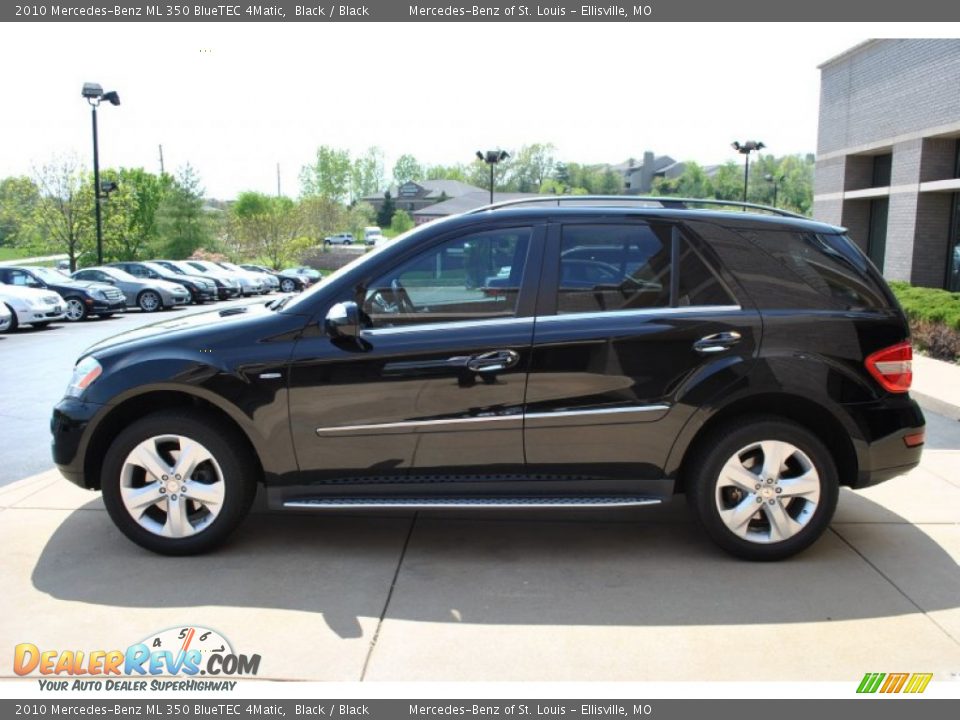 2010 Mercedes-Benz ML 350 BlueTEC 4Matic Black / Black Photo #10