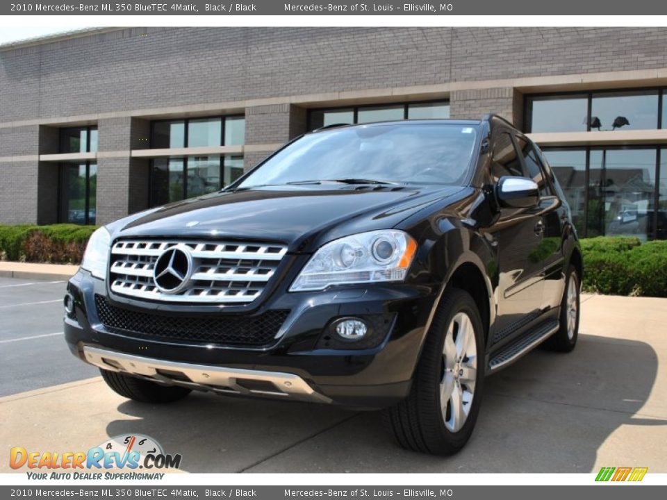 2010 Mercedes-Benz ML 350 BlueTEC 4Matic Black / Black Photo #12