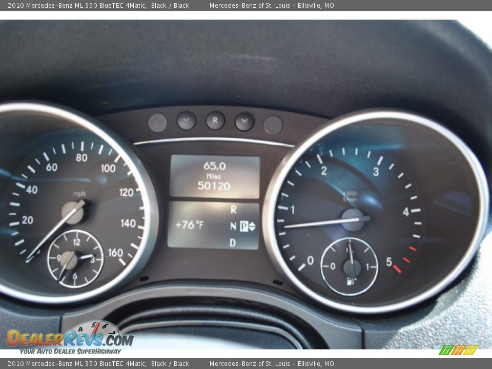2010 Mercedes-Benz ML 350 BlueTEC 4Matic Black / Black Photo #22