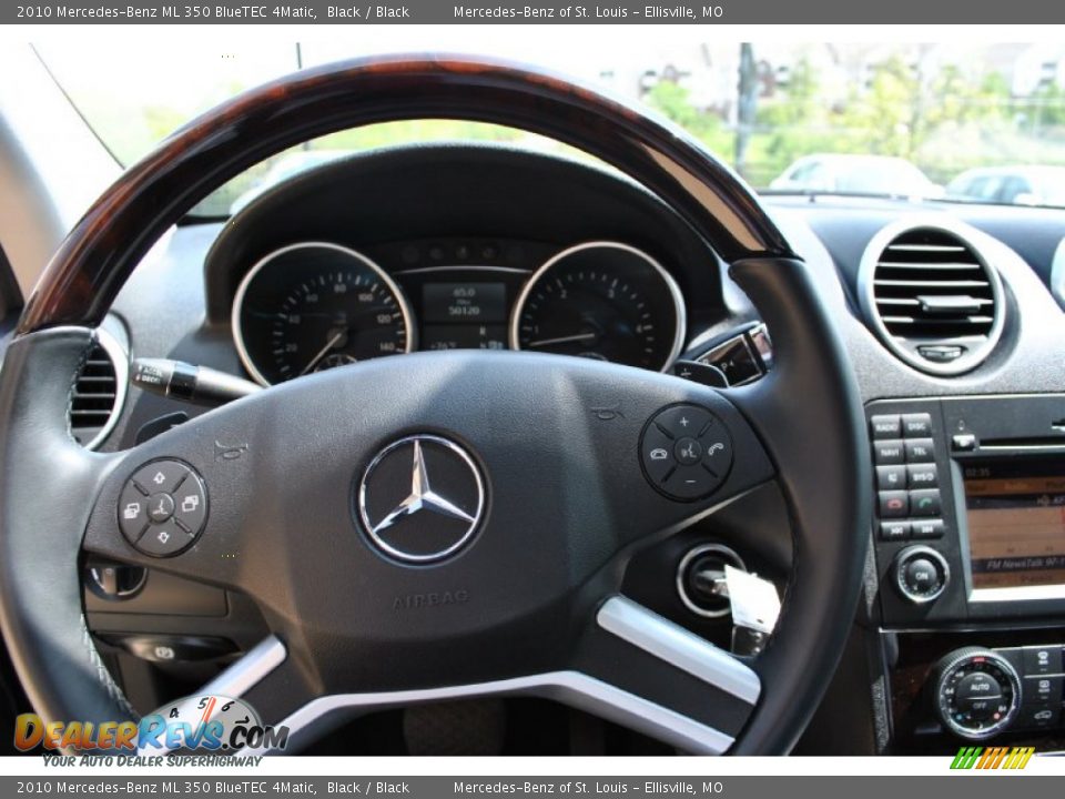 2010 Mercedes-Benz ML 350 BlueTEC 4Matic Black / Black Photo #23