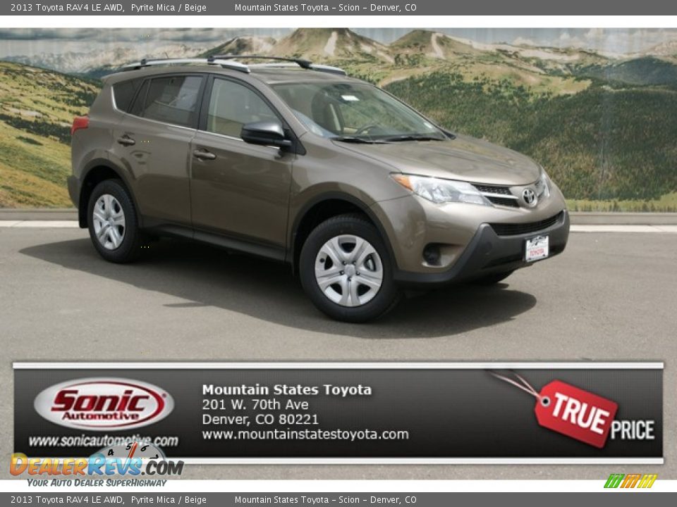 2013 Toyota RAV4 LE AWD Pyrite Mica / Beige Photo #1