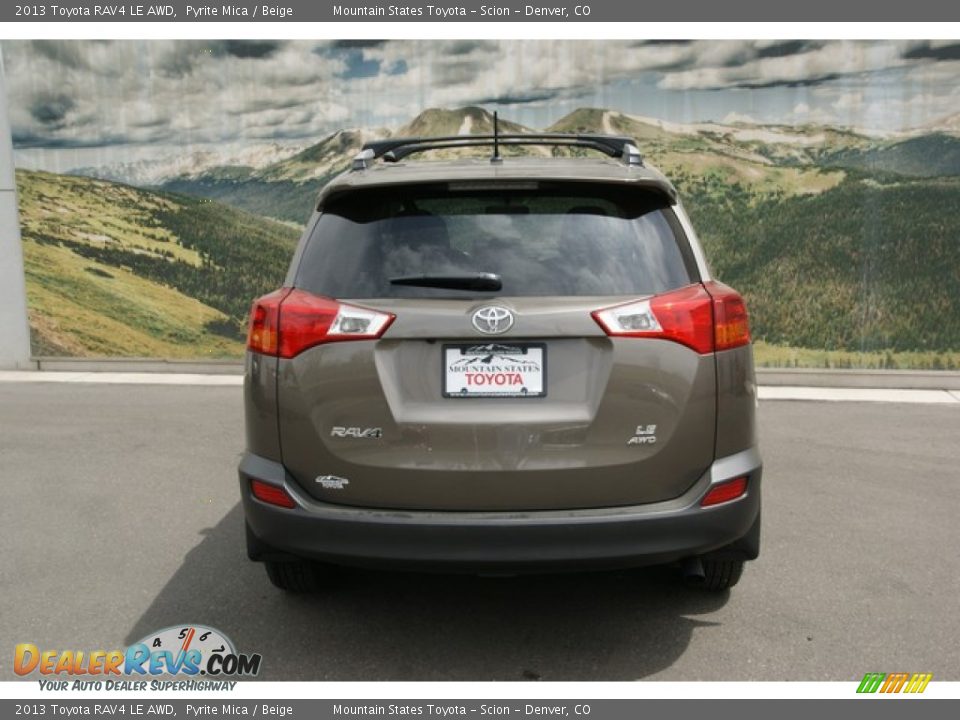 2013 Toyota RAV4 LE AWD Pyrite Mica / Beige Photo #4