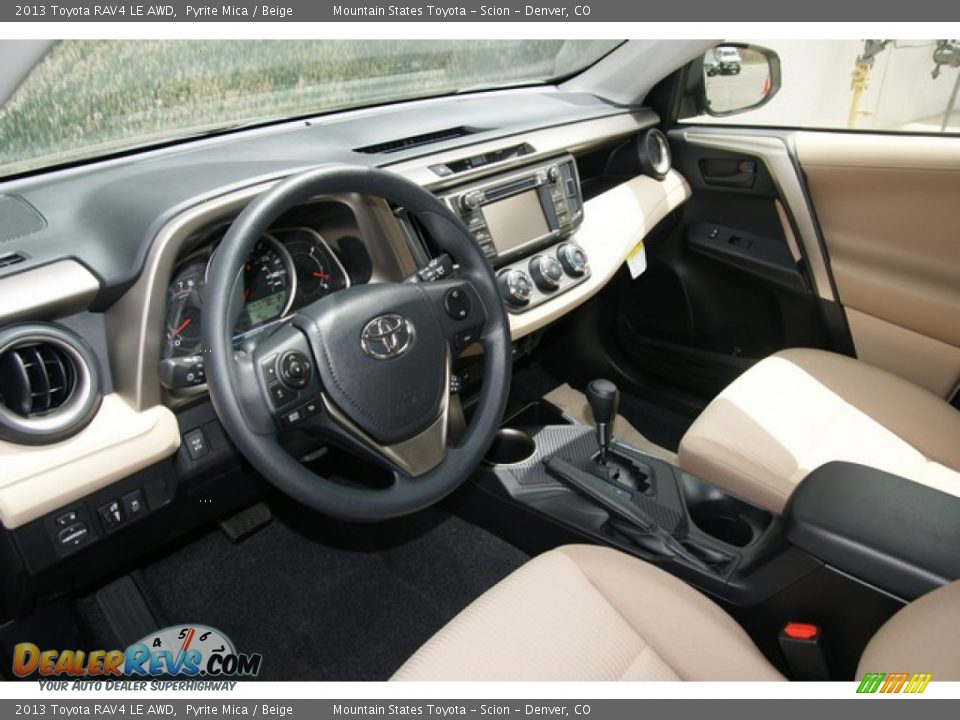 2013 Toyota RAV4 LE AWD Pyrite Mica / Beige Photo #5