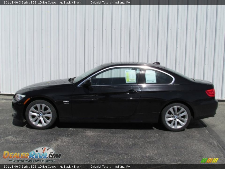 2011 BMW 3 Series 328i xDrive Coupe Jet Black / Black Photo #2