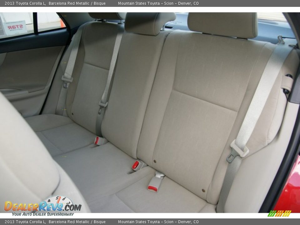 2013 Toyota Corolla L Barcelona Red Metallic / Bisque Photo #7