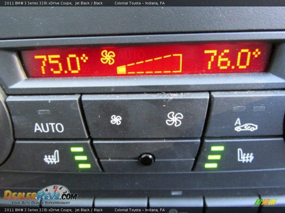 2011 BMW 3 Series 328i xDrive Coupe Jet Black / Black Photo #13