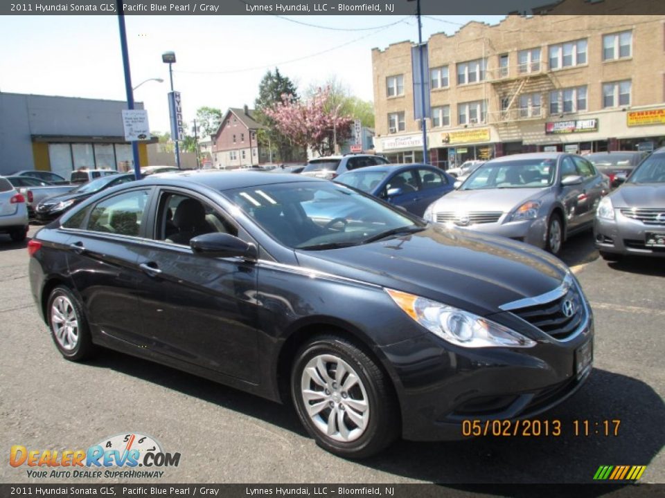2011 Hyundai Sonata GLS Pacific Blue Pearl / Gray Photo #2