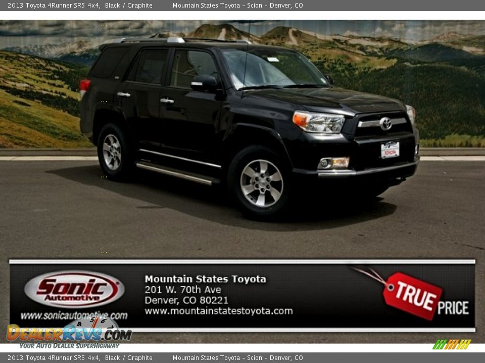 2013 Toyota 4Runner SR5 4x4 Black / Graphite Photo #1