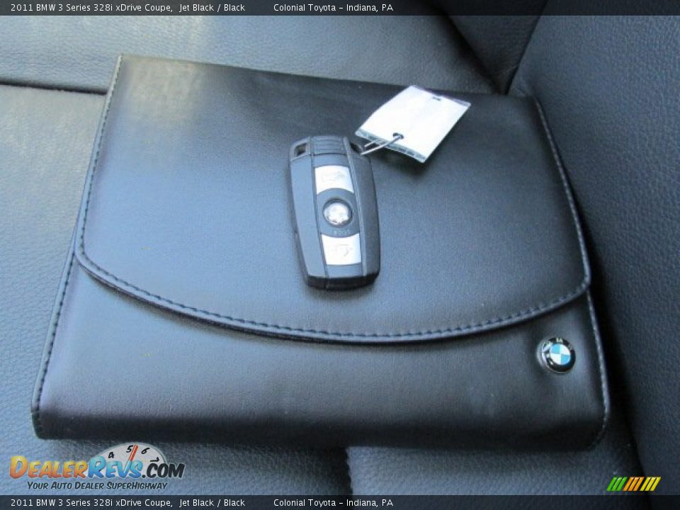 2011 BMW 3 Series 328i xDrive Coupe Jet Black / Black Photo #17