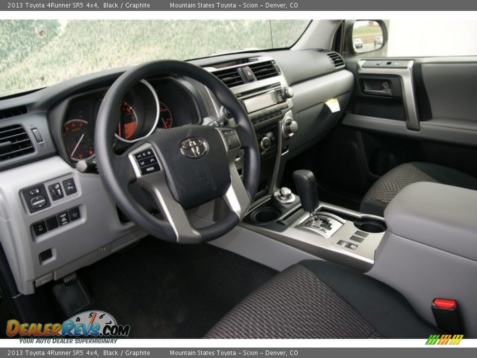 2013 Toyota 4Runner SR5 4x4 Black / Graphite Photo #5