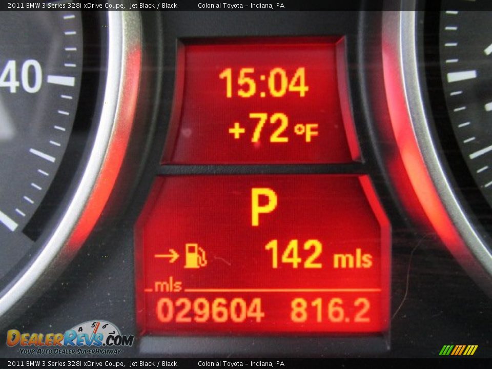 2011 BMW 3 Series 328i xDrive Coupe Jet Black / Black Photo #20