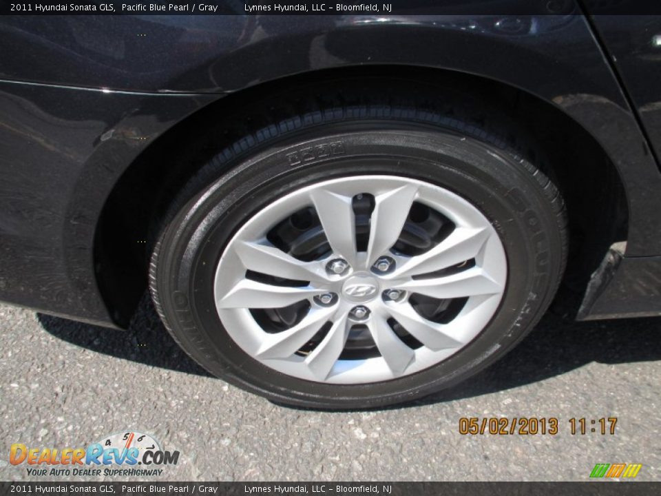 2011 Hyundai Sonata GLS Pacific Blue Pearl / Gray Photo #7