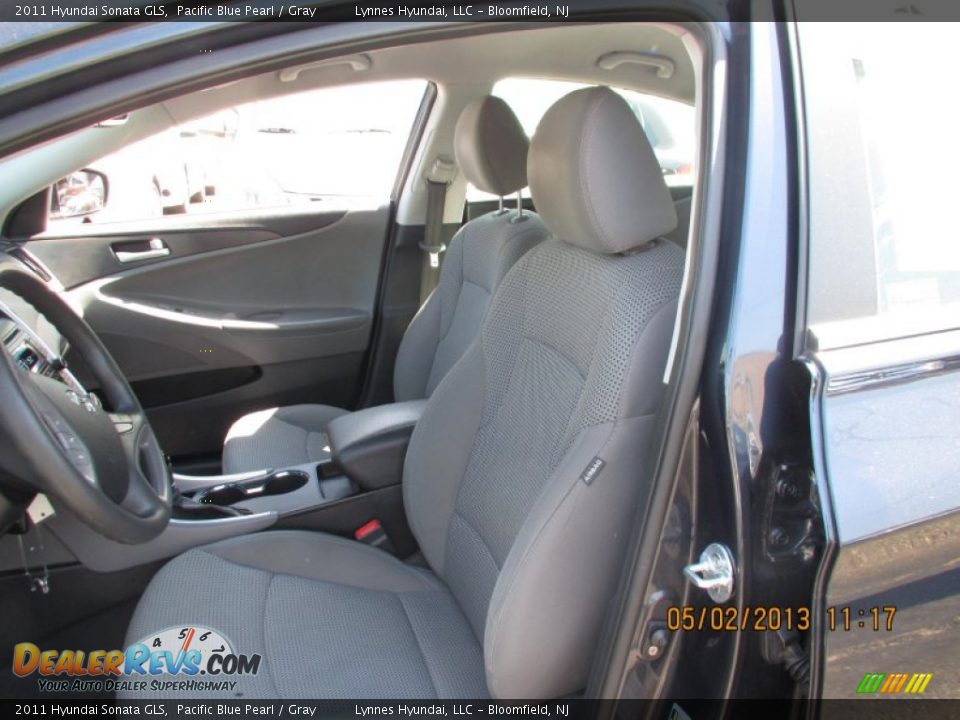 2011 Hyundai Sonata GLS Pacific Blue Pearl / Gray Photo #8
