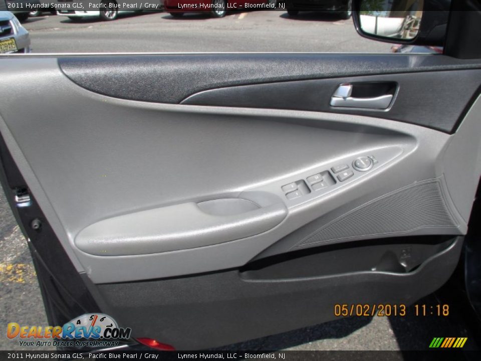 2011 Hyundai Sonata GLS Pacific Blue Pearl / Gray Photo #9