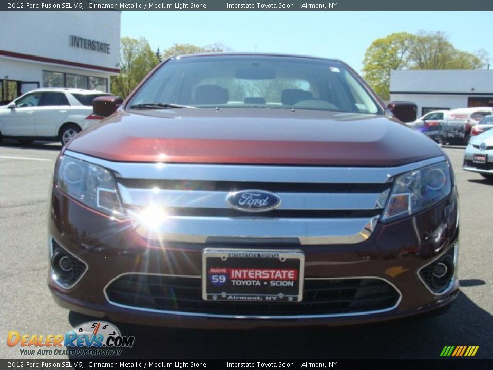 2012 Ford Fusion SEL V6 Cinnamon Metallic / Medium Light Stone Photo #2