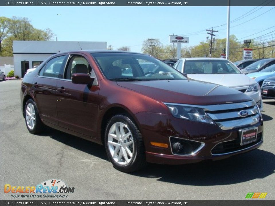2012 Ford Fusion SEL V6 Cinnamon Metallic / Medium Light Stone Photo #3