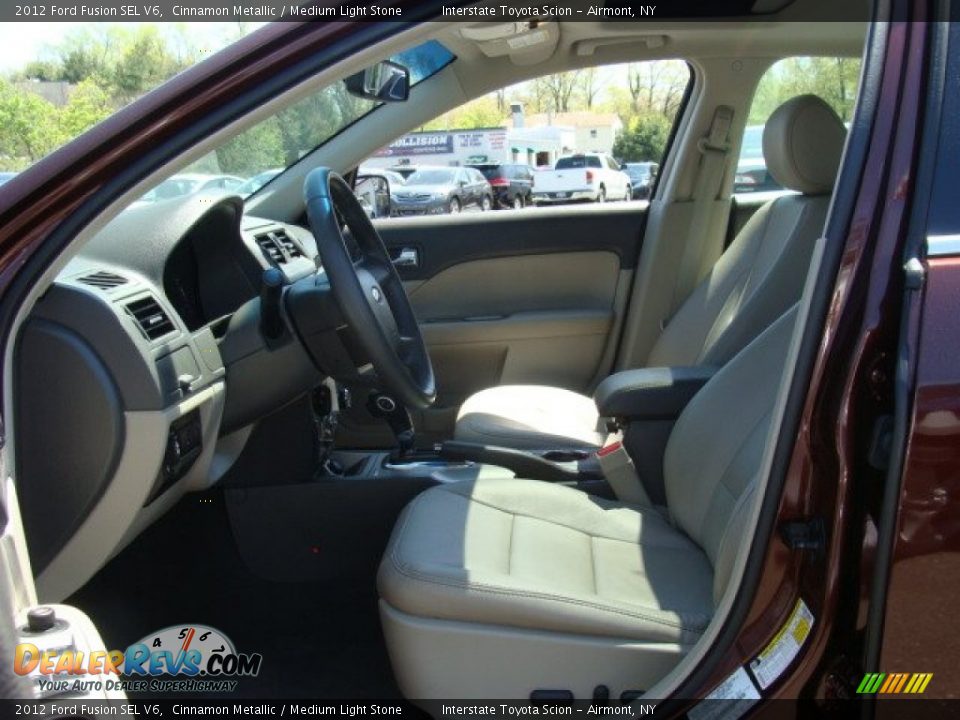 2012 Ford Fusion SEL V6 Cinnamon Metallic / Medium Light Stone Photo #10