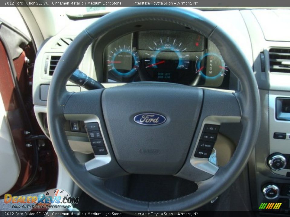 2012 Ford Fusion SEL V6 Cinnamon Metallic / Medium Light Stone Photo #13