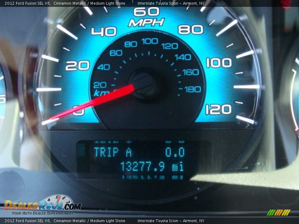 2012 Ford Fusion SEL V6 Cinnamon Metallic / Medium Light Stone Photo #14