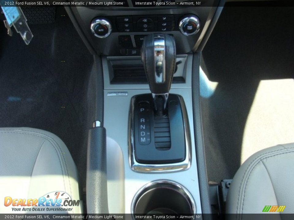 2012 Ford Fusion SEL V6 Cinnamon Metallic / Medium Light Stone Photo #16