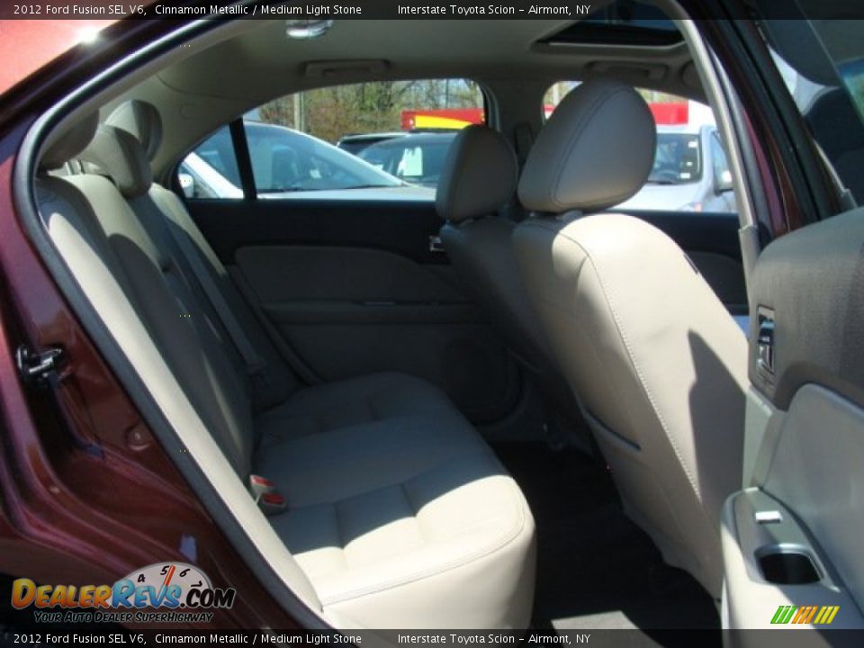 2012 Ford Fusion SEL V6 Cinnamon Metallic / Medium Light Stone Photo #19