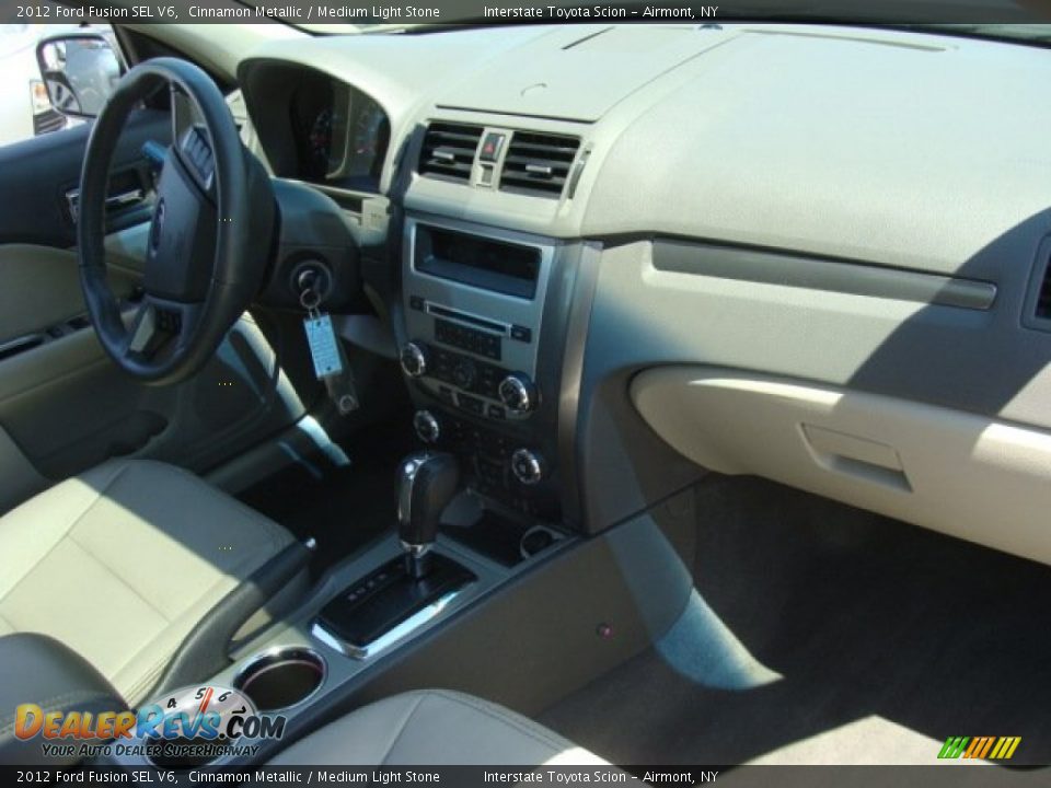2012 Ford Fusion SEL V6 Cinnamon Metallic / Medium Light Stone Photo #21