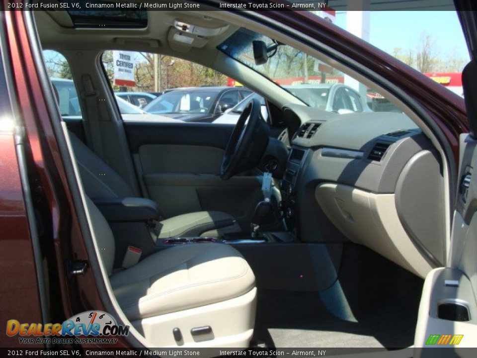 2012 Ford Fusion SEL V6 Cinnamon Metallic / Medium Light Stone Photo #22