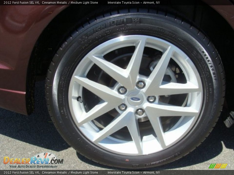 2012 Ford Fusion SEL V6 Cinnamon Metallic / Medium Light Stone Photo #23