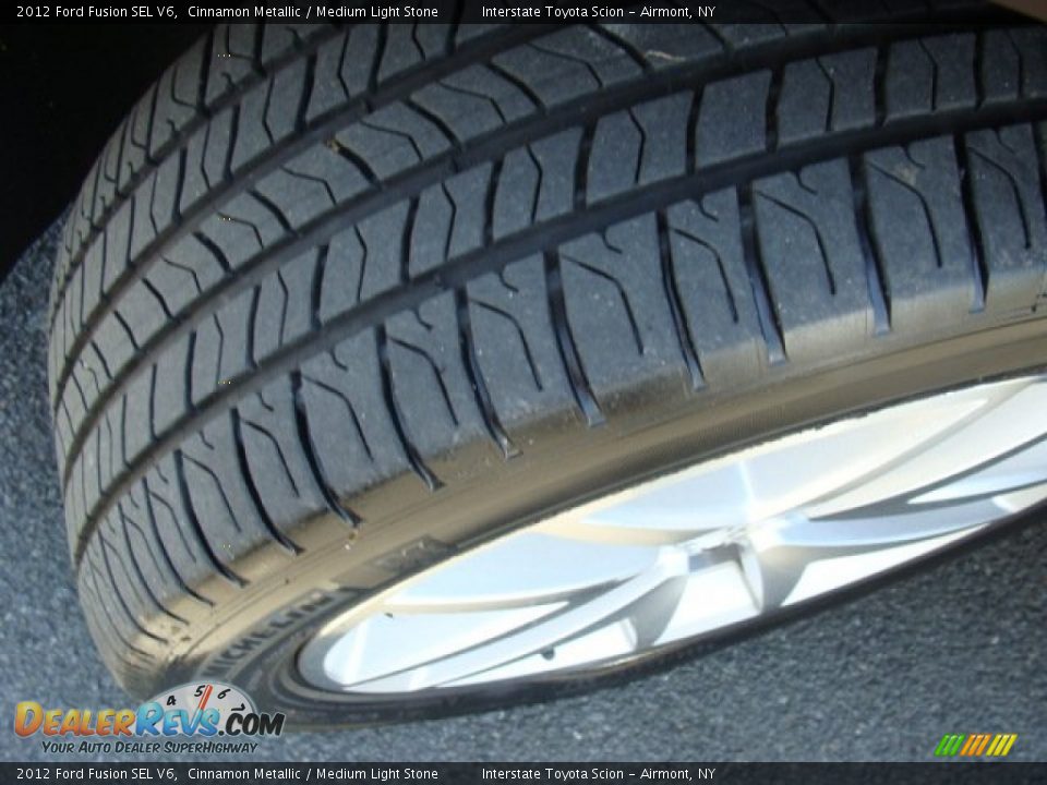 2012 Ford Fusion SEL V6 Cinnamon Metallic / Medium Light Stone Photo #24
