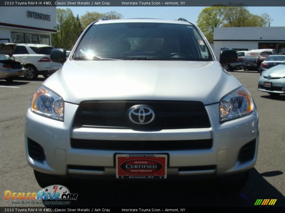 2010 Toyota RAV4 I4 4WD Classic Silver Metallic / Ash Gray Photo #2