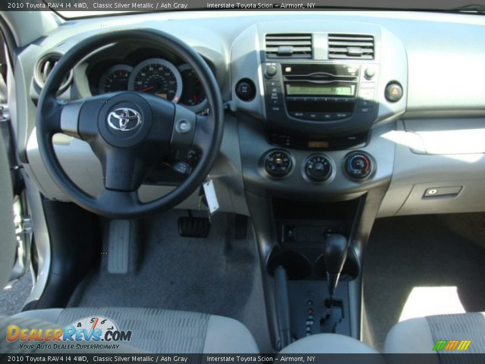 2010 Toyota RAV4 I4 4WD Classic Silver Metallic / Ash Gray Photo #10