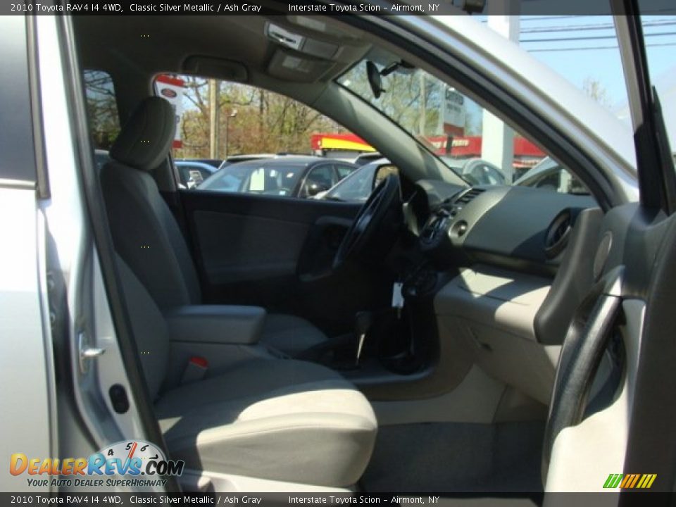 2010 Toyota RAV4 I4 4WD Classic Silver Metallic / Ash Gray Photo #20
