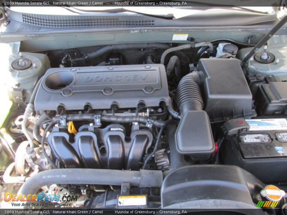 2009 Hyundai Sonata GLS Natural Khaki Green / Camel Photo #8