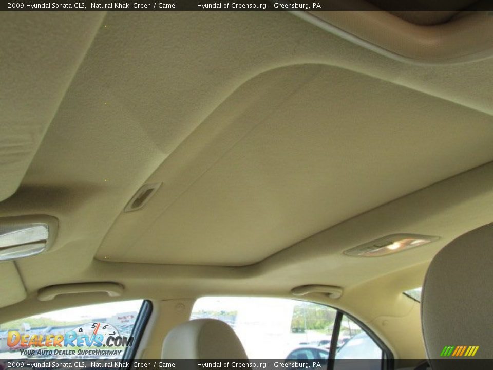 2009 Hyundai Sonata GLS Natural Khaki Green / Camel Photo #13