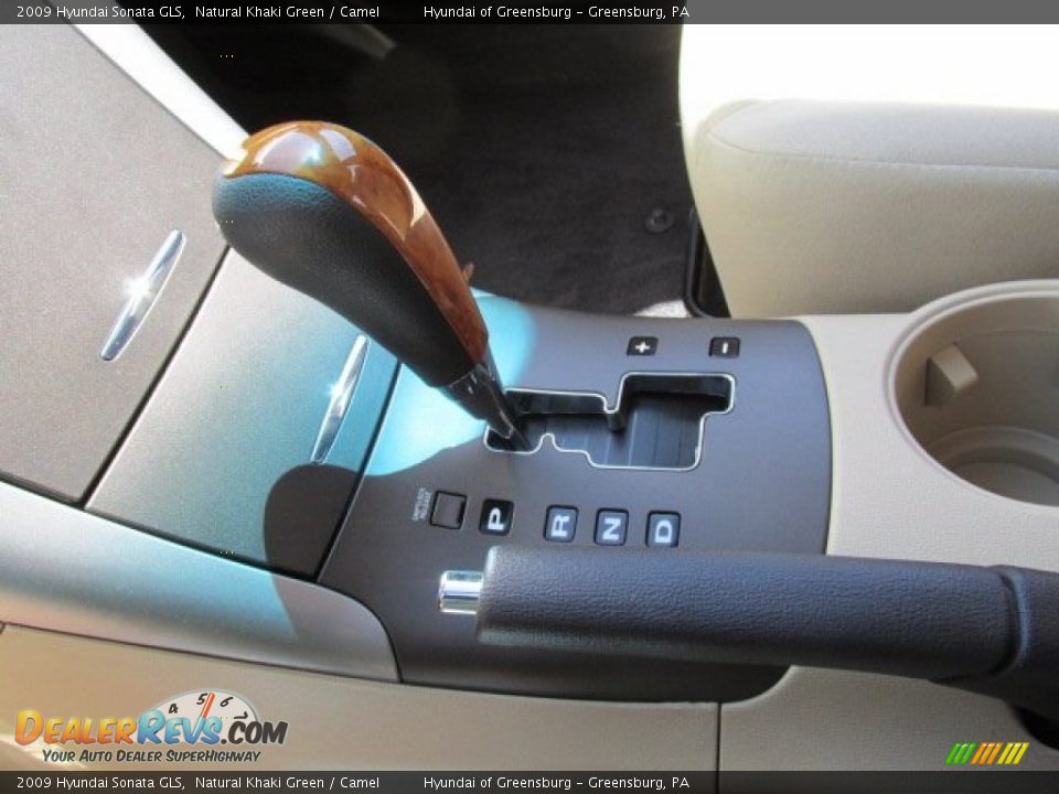 2009 Hyundai Sonata GLS Natural Khaki Green / Camel Photo #14