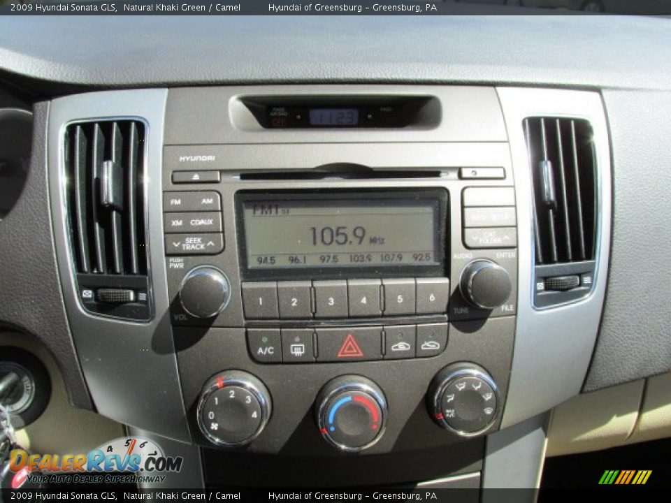 2009 Hyundai Sonata GLS Natural Khaki Green / Camel Photo #15