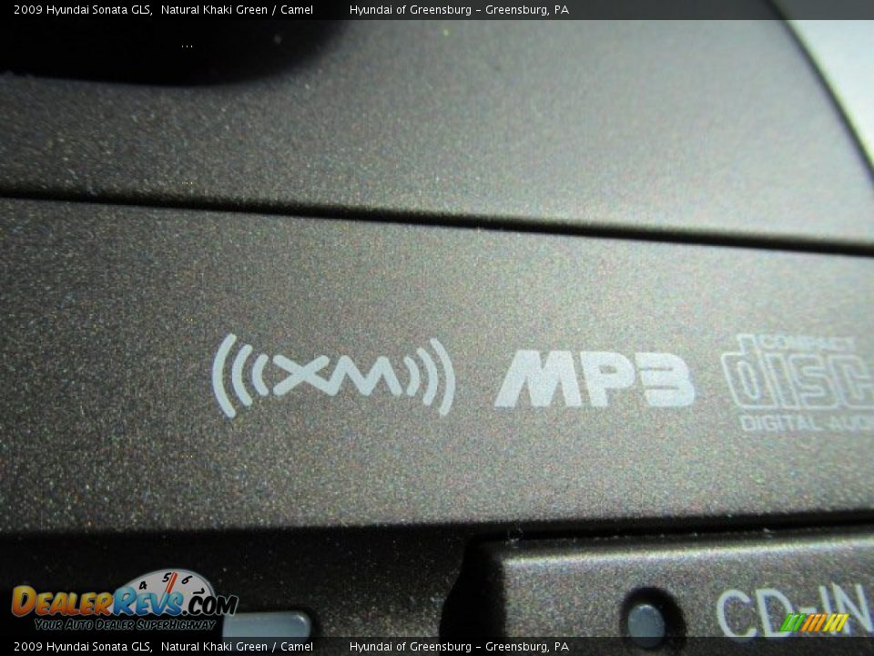 2009 Hyundai Sonata GLS Natural Khaki Green / Camel Photo #16