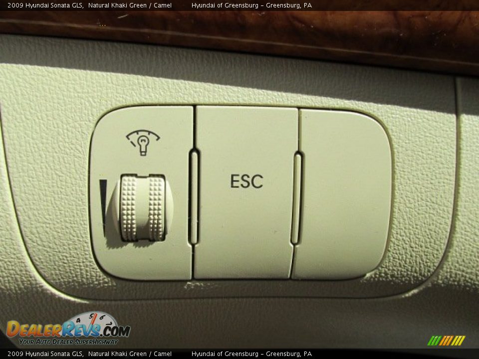 2009 Hyundai Sonata GLS Natural Khaki Green / Camel Photo #17