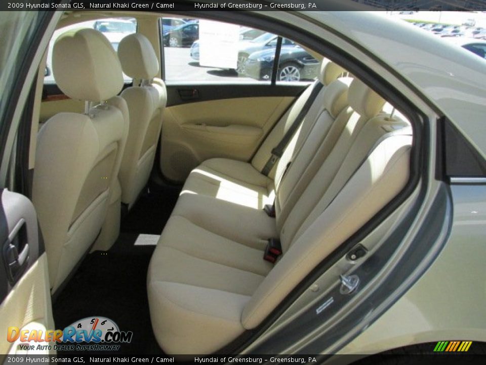 2009 Hyundai Sonata GLS Natural Khaki Green / Camel Photo #21
